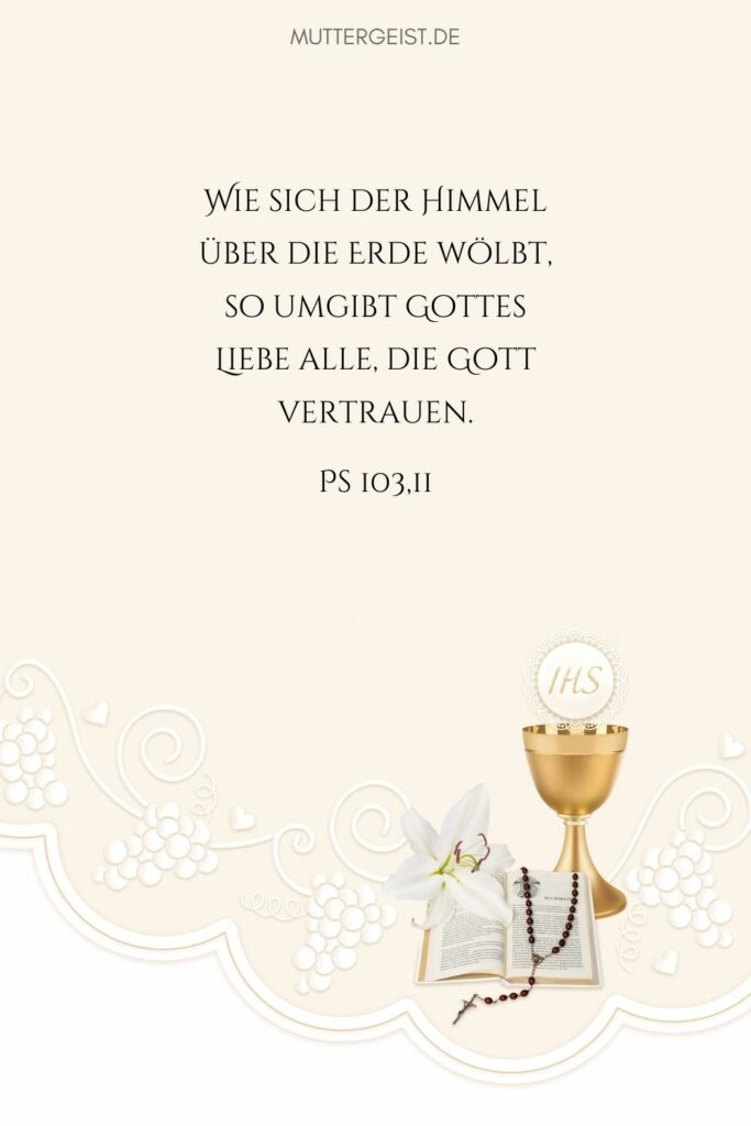 Spruch Kommunion 59 Ideen für die schönsten Kommunionskarten
