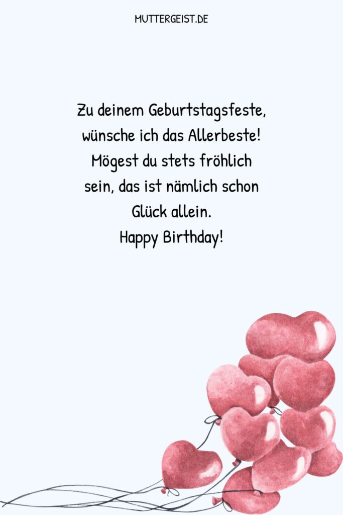 Ich Wunsche Dir Das Allerbeste Gross Oder Klein