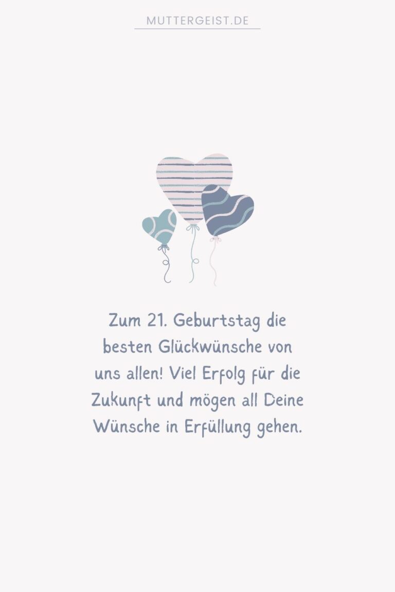 Glückwünsche zum 21. Geburtstag besondere Reime für die Geburtstagskarte