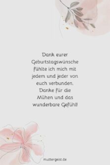 Danksagung Geburtstag – 49 Sprüche als Dank für die Glückwünsche