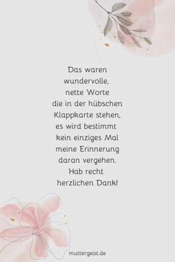 Danksagung Geburtstag 49 Sprüche als Dank für die Glückwünsche