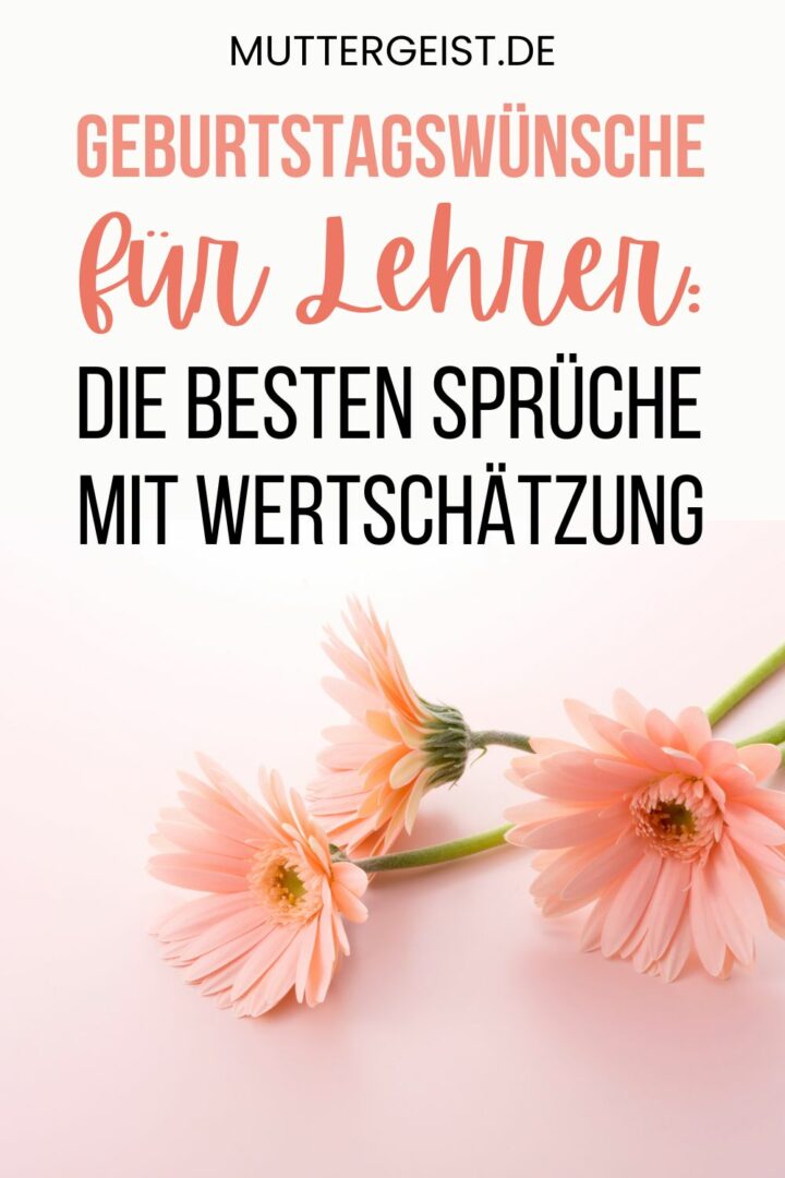 Geburtstagswünsche für Lehrer – Die besten Sprüche mit Wertschätzung