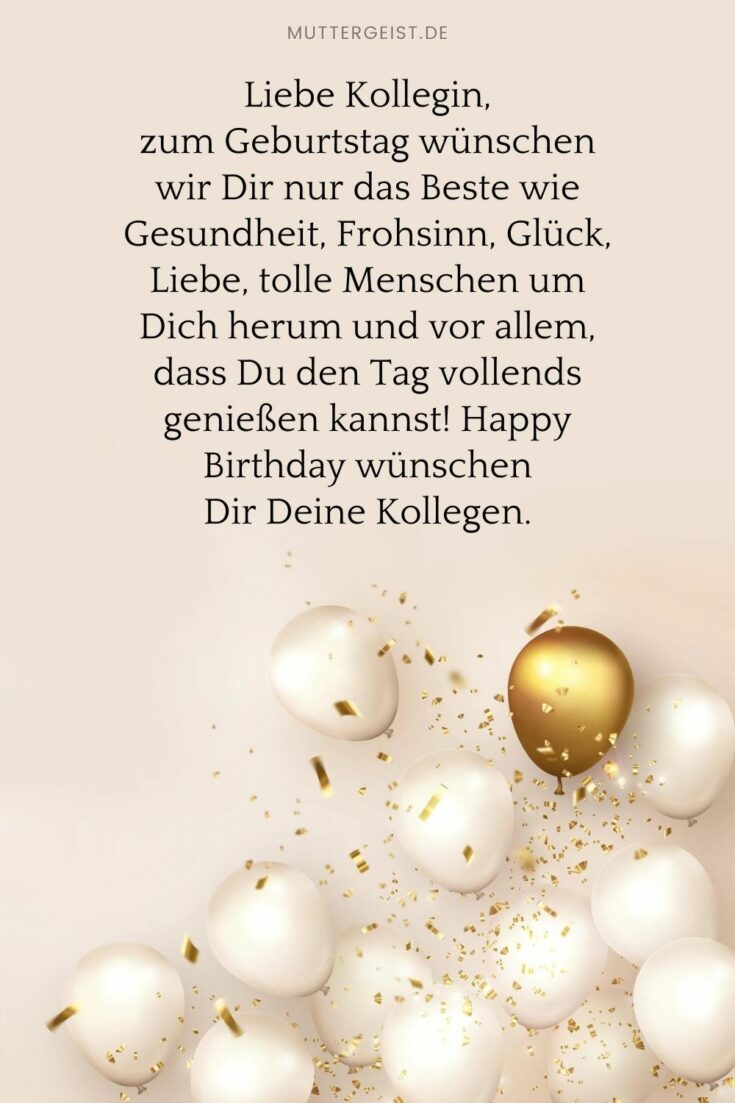 Geburtstagswünsche Mitarbeiter Die richtigen Worte für Kollegen