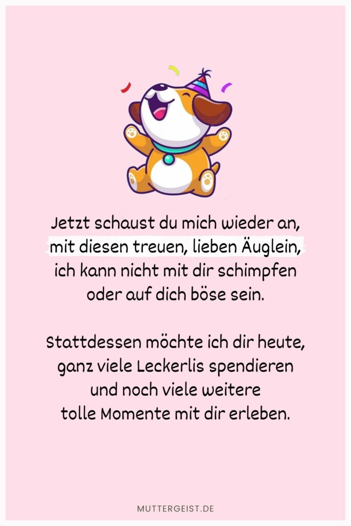 Geburtstagswünsche Hund Für Hundefreunde und ihre Vierbeiner