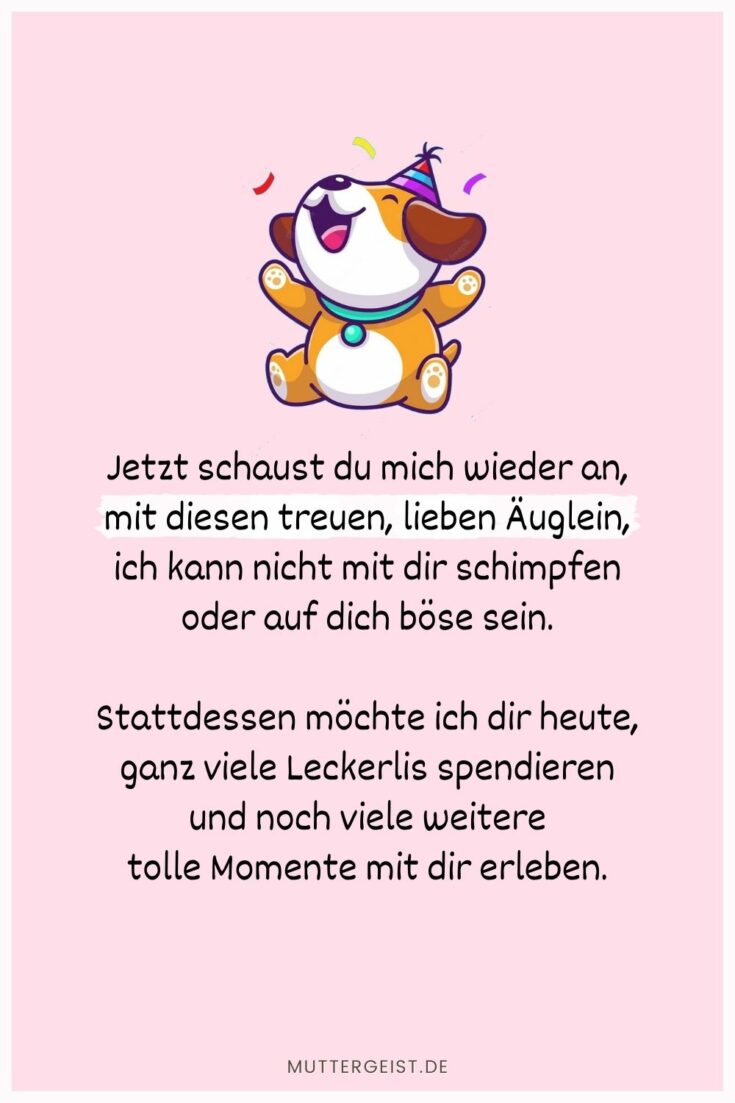 Geburtstagswünsche Hund Für Hundefreunde und ihre Vierbeiner