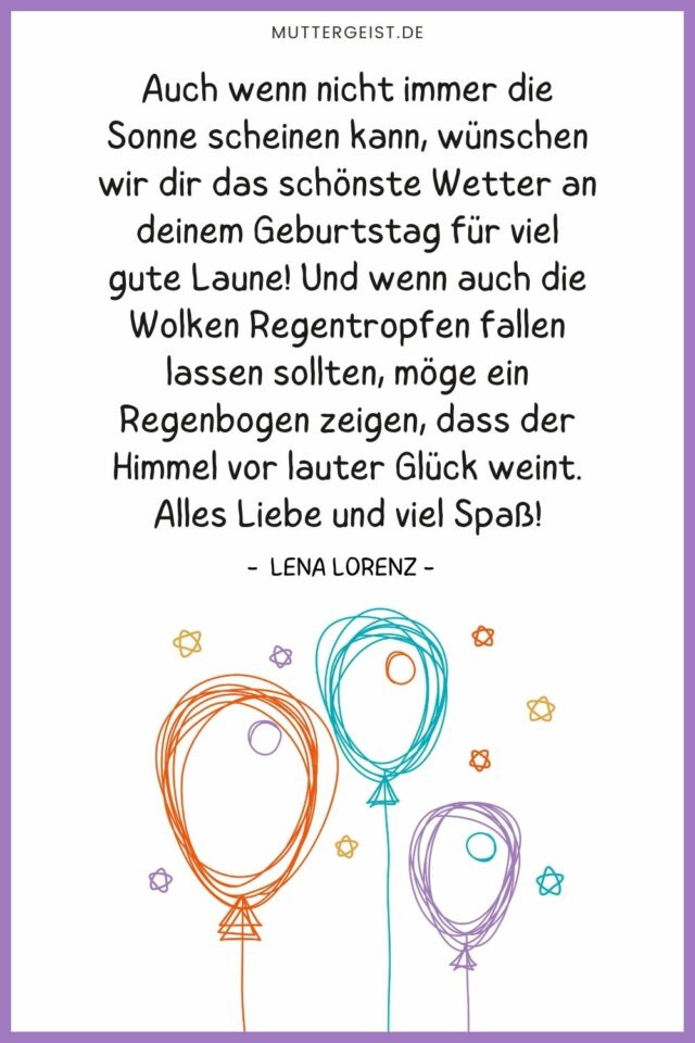 Geburtstagswünsche Kleinkind Schöne Sprüche fürs Kind und seine Eltern
