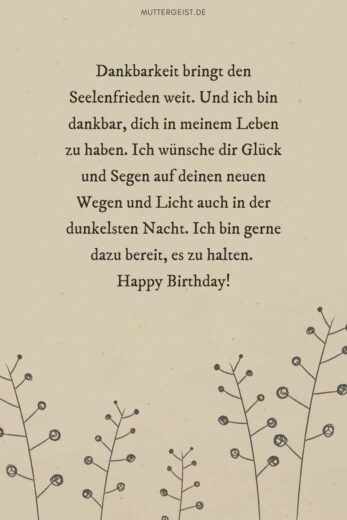 Spirituelle Geburtstagswünsche 41 besondere Sprüche für liebe Menschen