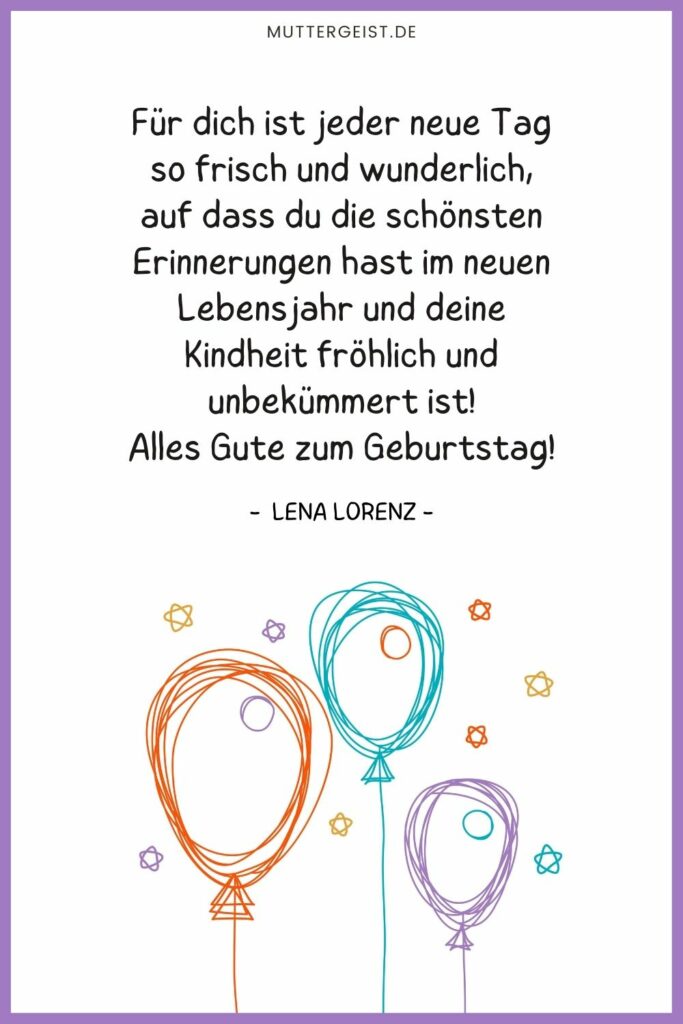 Geburtstagswünsche Kleinkind Schöne Sprüche fürs Kind und seine Eltern