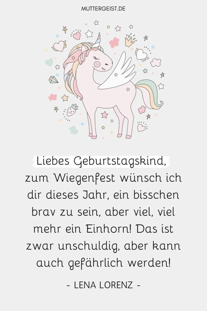 EinhornGeburtstagsgrüße Wunderbare EinhornSprüche für Groß und Klein