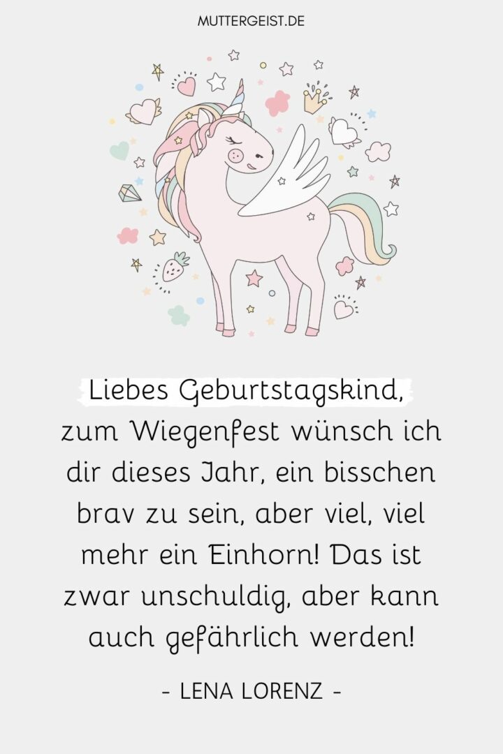 EinhornGeburtstagsgrüße Wunderbare EinhornSprüche für Groß und Klein