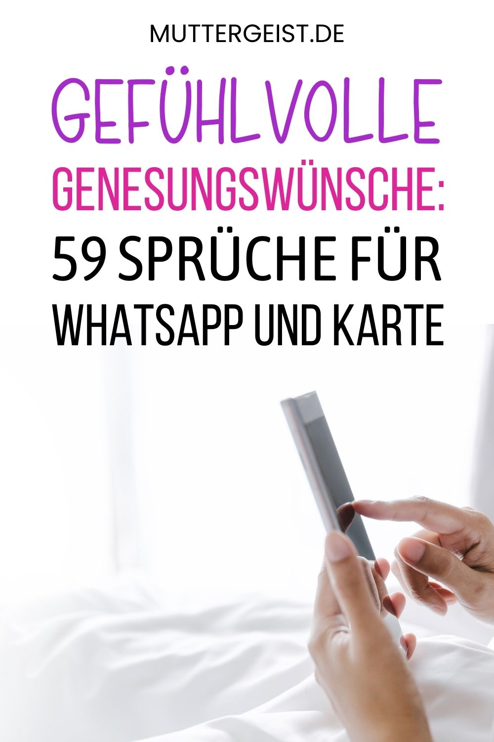 Gefühlvolle Genesungswünsche – 59 Sprüche für WhatsApp und Karte Pinterest