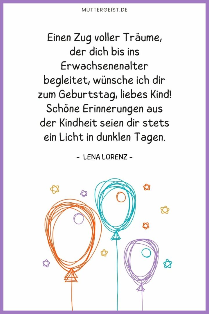 Geburtstagswünsche Kleinkind Schöne Sprüche fürs Kind und seine Eltern