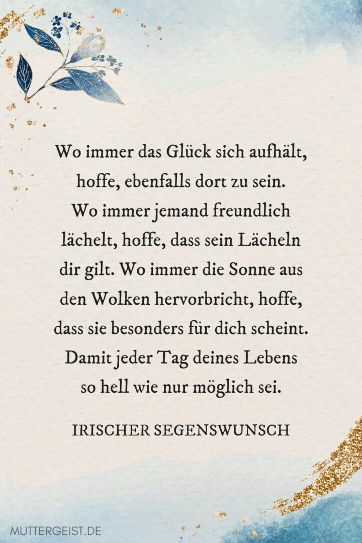 Segenswünsche zum Geburtstag ‒ Mit Worten segnen