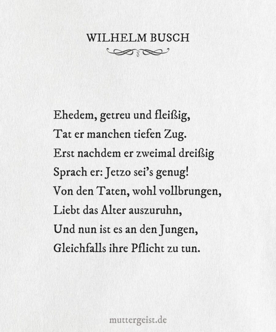 Wilhelm Busch-Zitate zum Geburtstag für schöne und besondere Glückwünsche