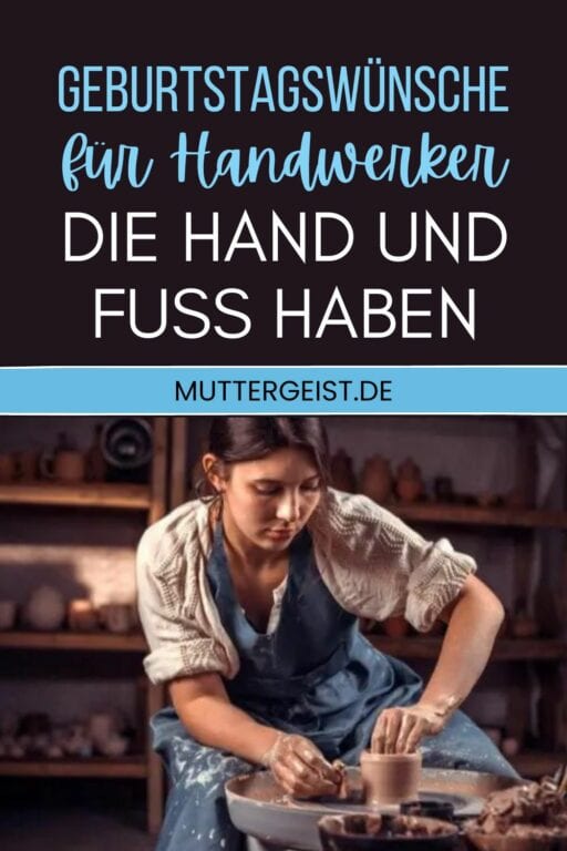 Geburtstagswünsche für Handwerker, die Hand und Fuß haben