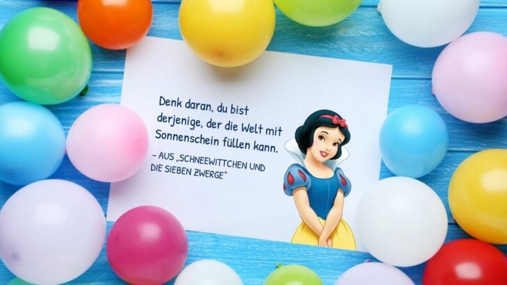 Geburtstagswünsche: Disney-Zitate für magische Geburtstagskarten