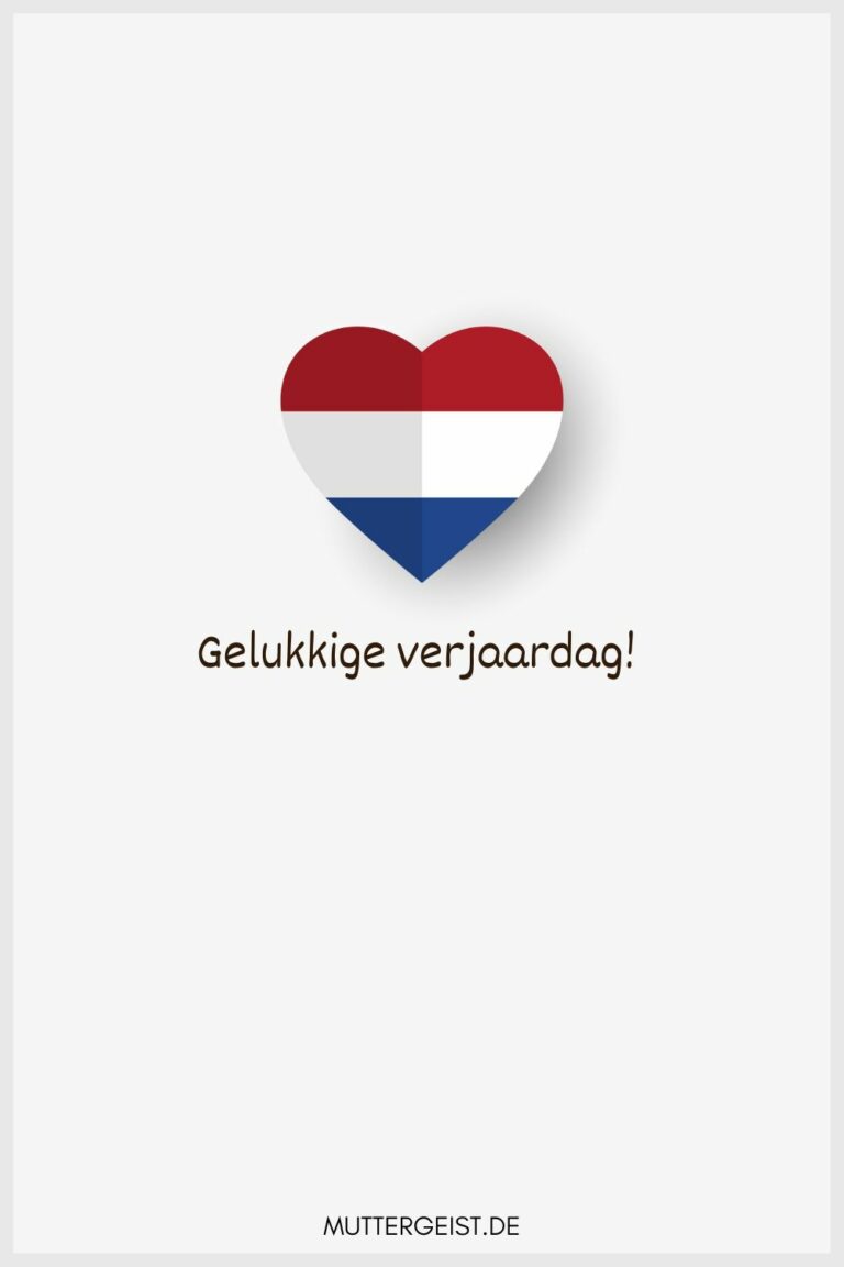 Geburtstagswünsche auf Holländisch Verjaardagswensen in het Nederlands