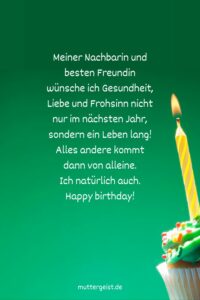 Geburtstagswünsche Nachbar Schöne und lustige Wünsche für nebenan