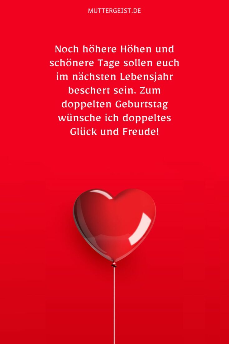 Doppelgeburtstag Ehepaar Die schönsten Sprüche für die gemeinsame Feier