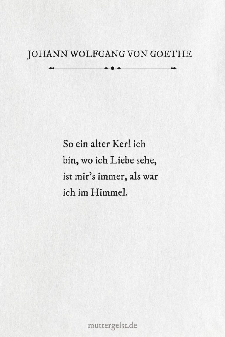 Zitate zum Geburtstag von Goethe für die schönsten Geburtstagswünsche