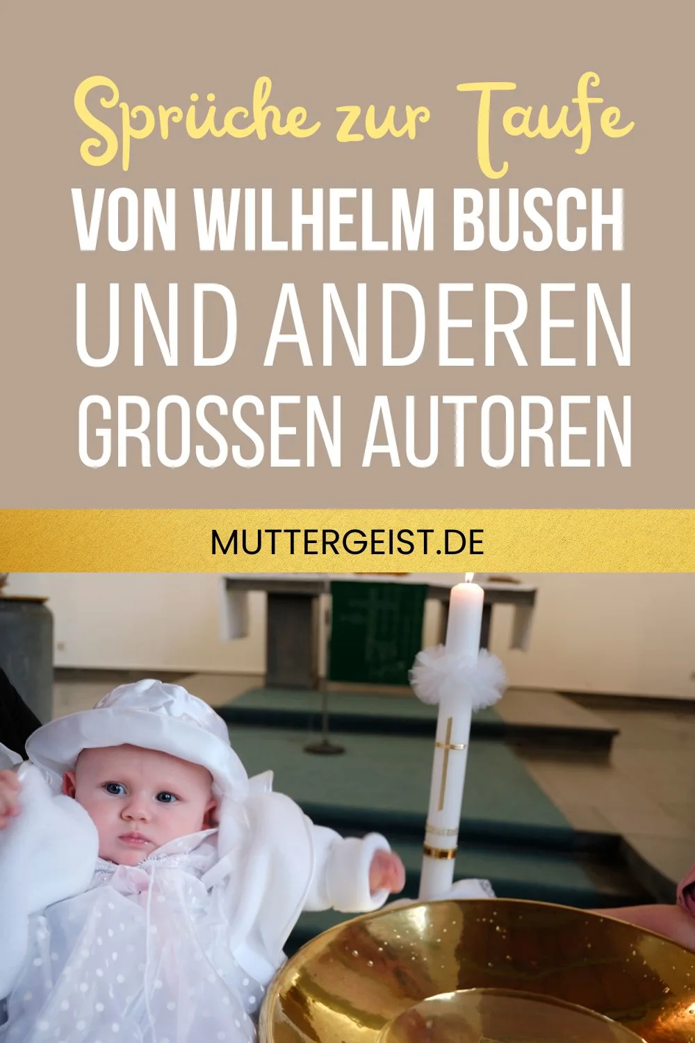 Sprüche zur Taufe von Wilhelm Busch und anderen großen Autoren Pinterest