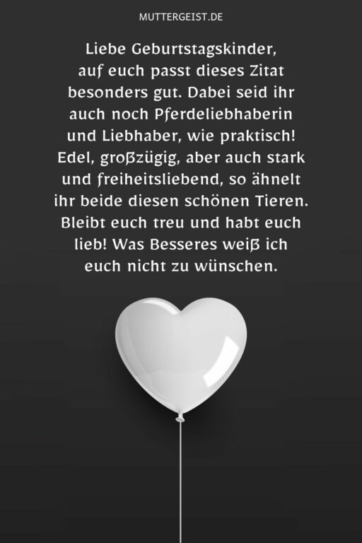 Doppelgeburtstag Ehepaar Die schönsten Sprüche für die gemeinsame Feier