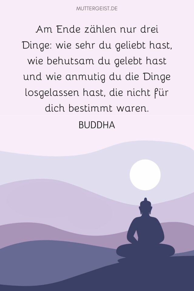 Buddha Geburtstagsgrüße über Liebe und Glück als Wegweiser