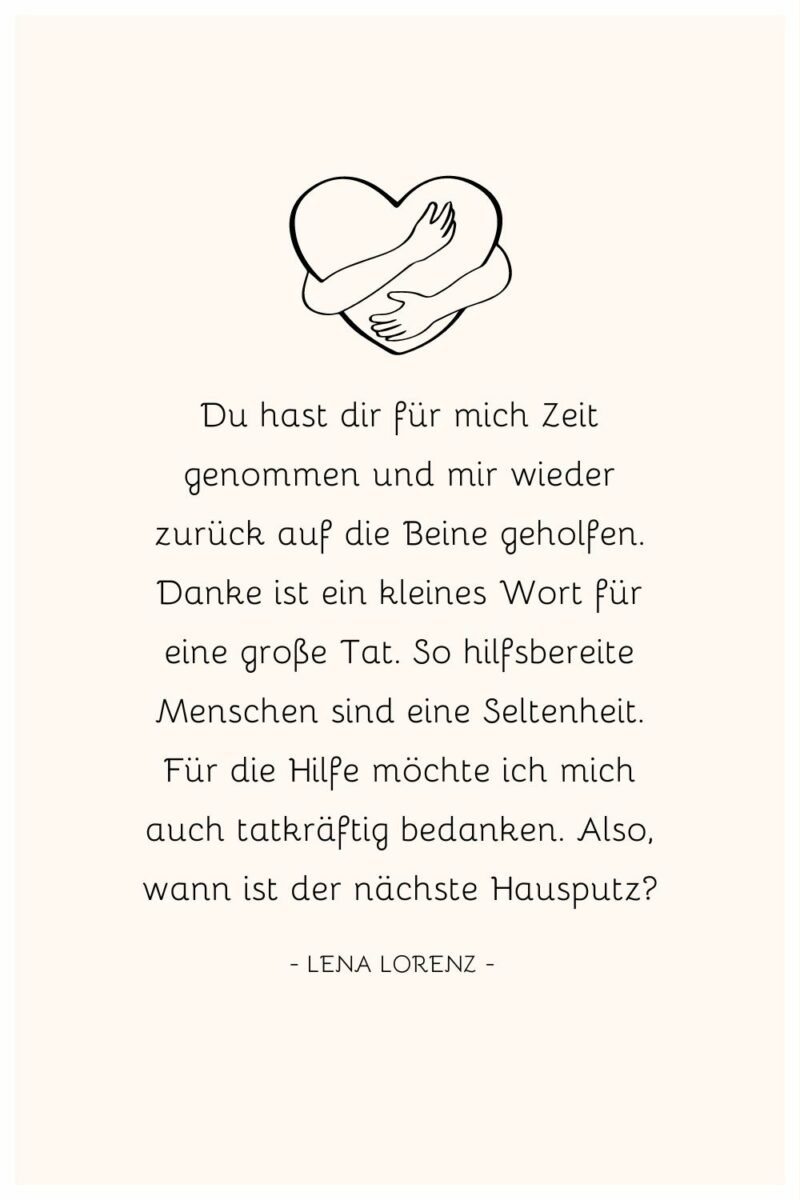 Danke sagen für Hilfe bei Krankheit Ideen für Dankesworte