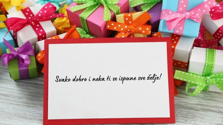 Geburtstagswünsche auf Kroatisch – Sretan rođendan!