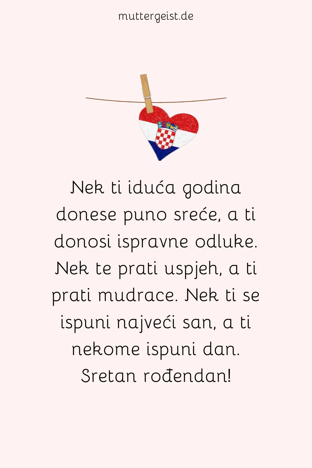 Geburtstagswünsche auf Kroatisch