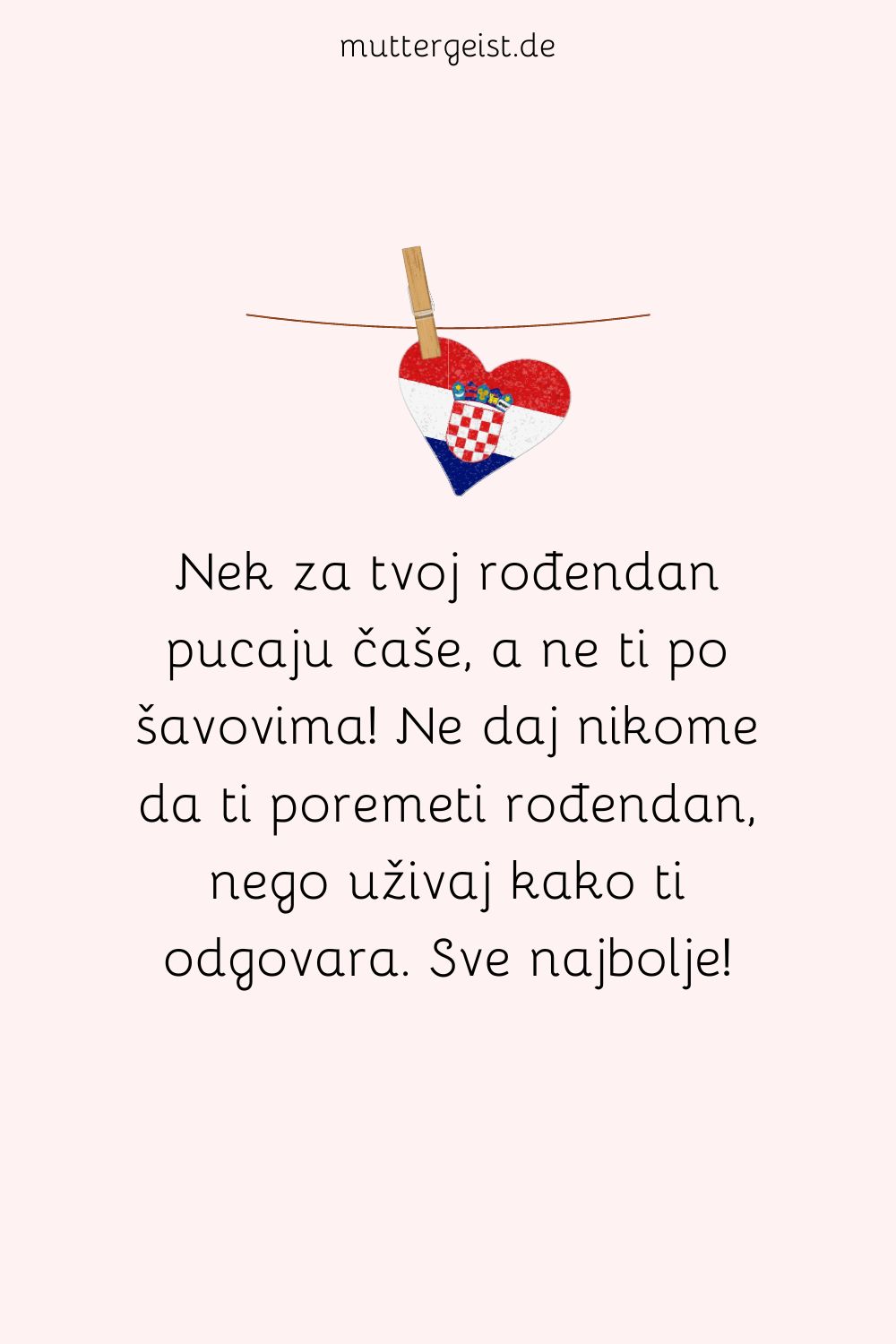 Happy birthday auf kroatisch