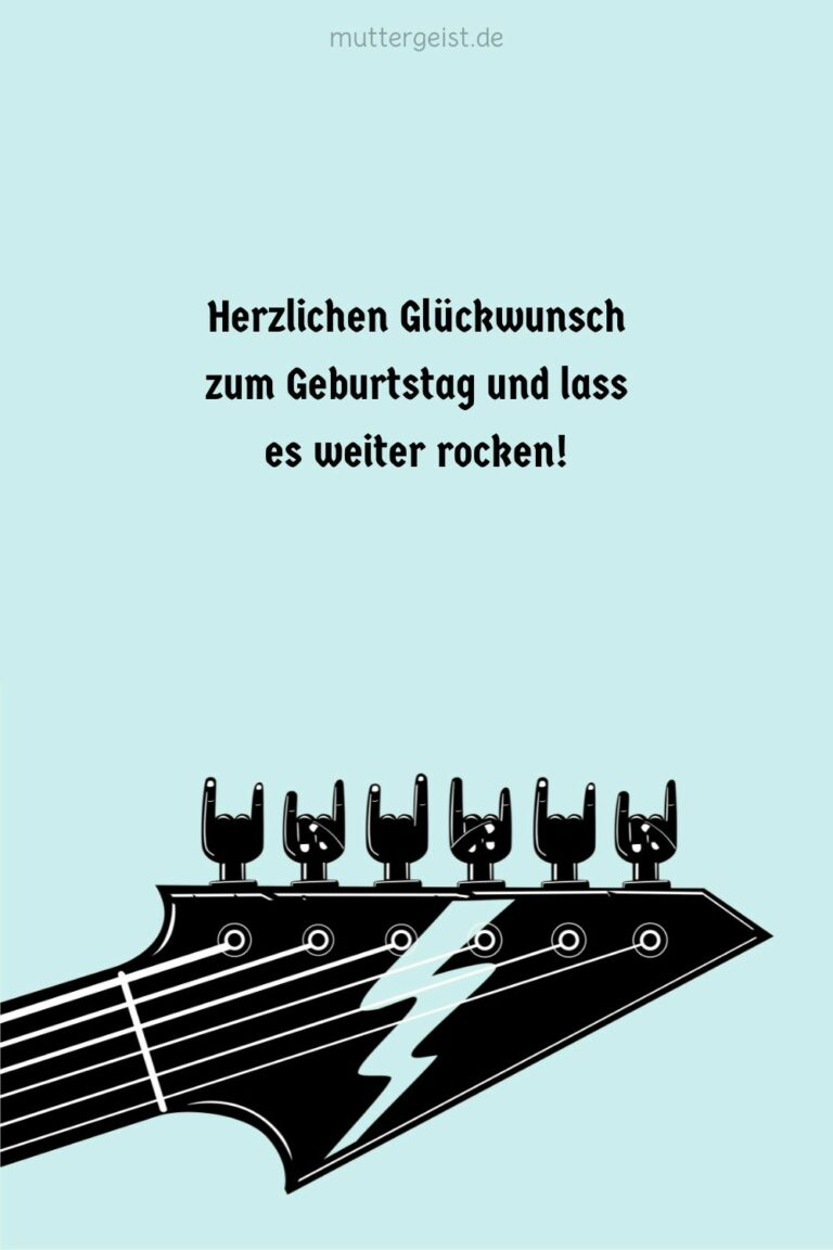 Geburtstagswünsche rockig süße Geburtstagsgrüße mit Stil