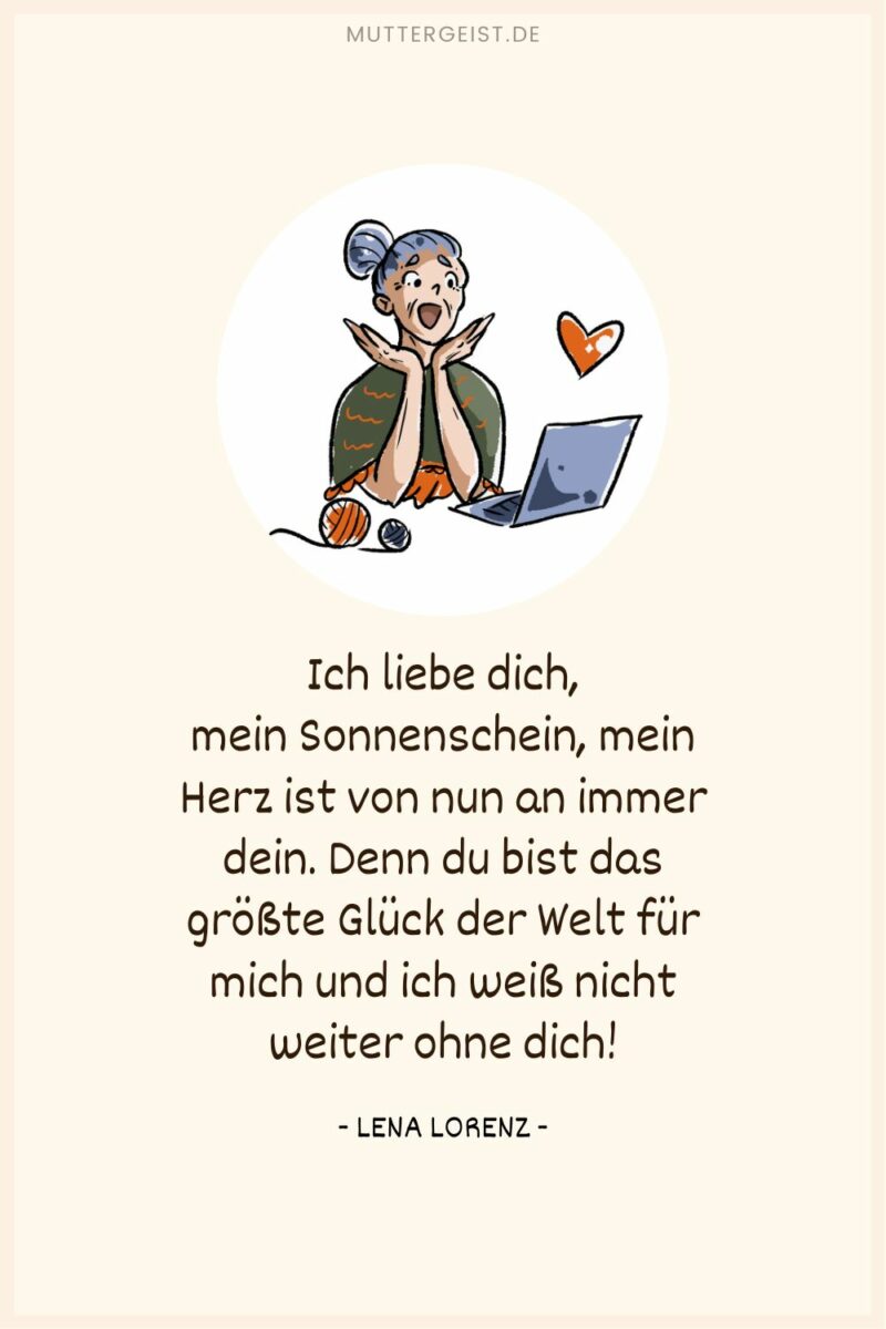 Ich liebe mein Enkelkind Sprüche über ein besonderes Band
