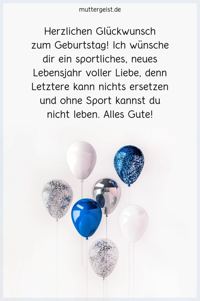 Sportliche Geburtstagswünsche Tolle Sprüche mit Sportsgeist