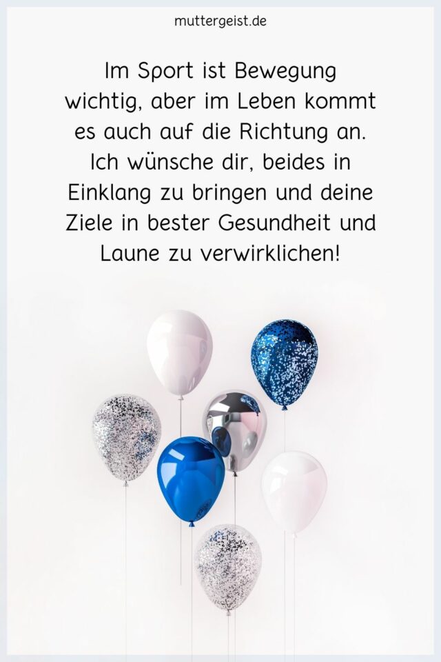 Sportliche Geburtstagswünsche Tolle Sprüche mit Sportsgeist