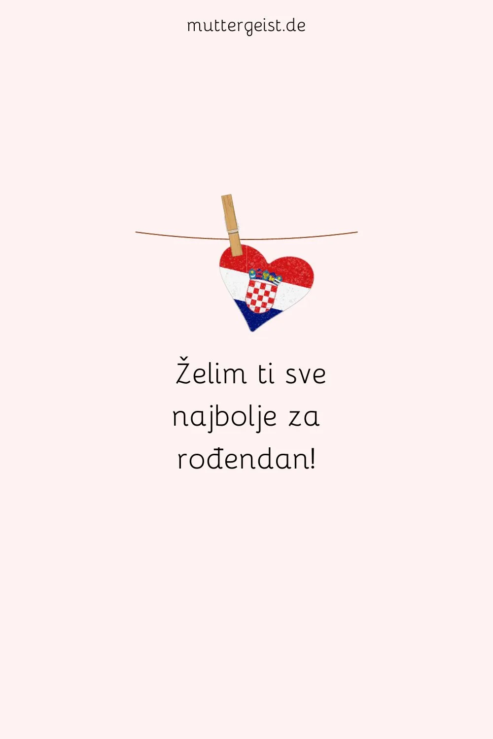 Kroatischer geburtstagsgruß