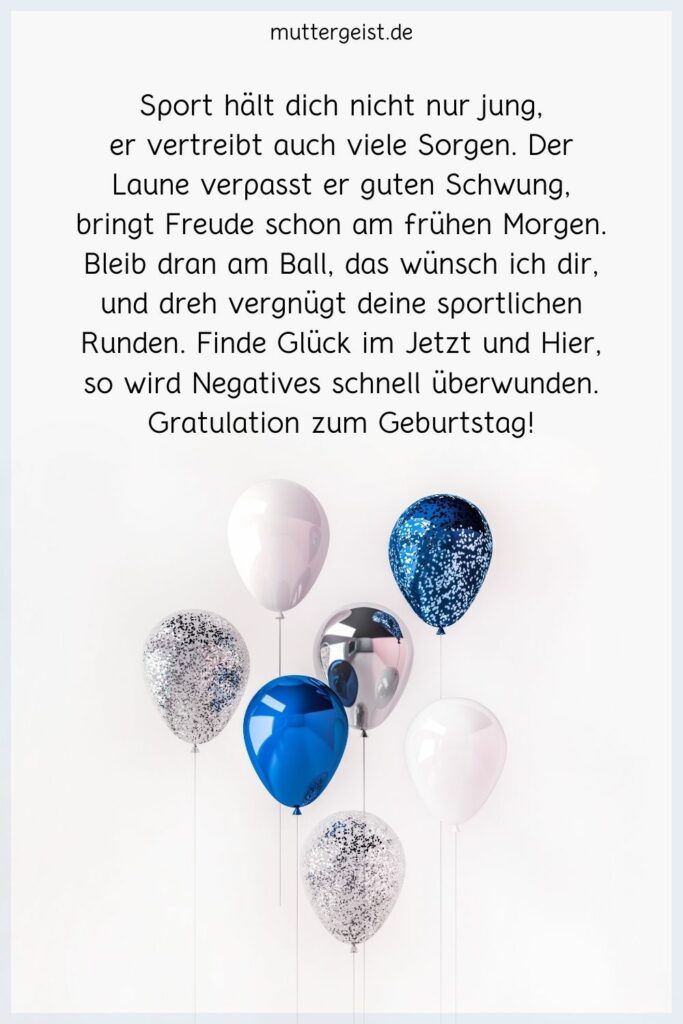 Sportliche Geburtstagswünsche Tolle Sprüche mit Sportsgeist