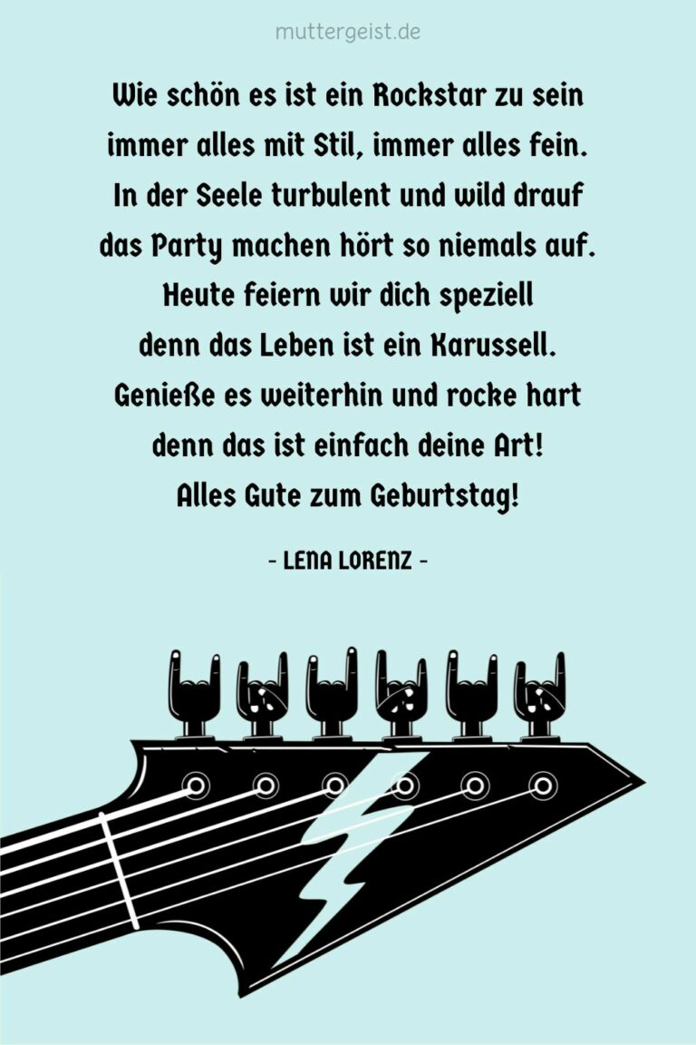 Geburtstagswünsche rockig süße Geburtstagsgrüße mit Stil