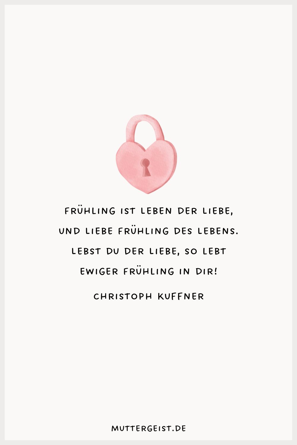 Zitat von Christoph Kuffner über die Liebe