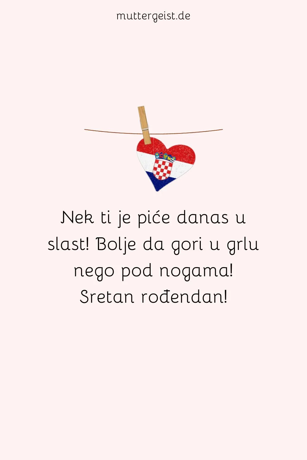 kroatisches Zitat für Geburtstag