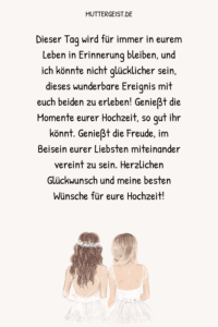 Text für die beste Freundin zur Hochzeit 70 süßeste Hochzeitswünsche