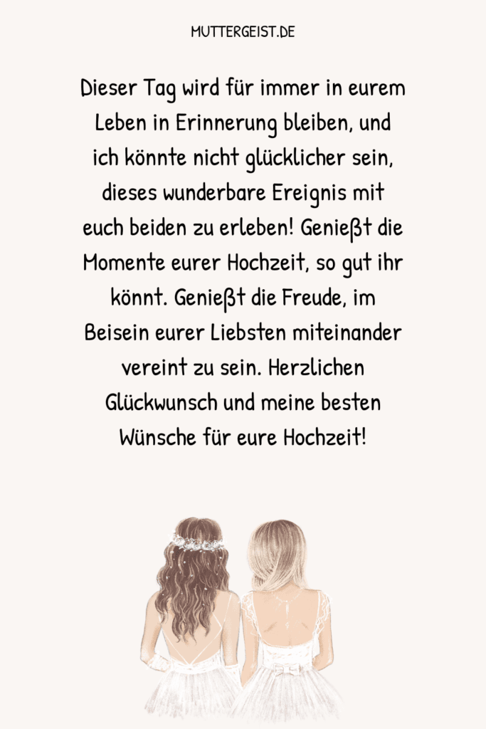 Text für die beste Freundin zur Hochzeit 70 süßeste Hochzeitswünsche