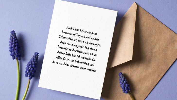 Extra Süße Geburtstagssprüche für extra besondere Menschen