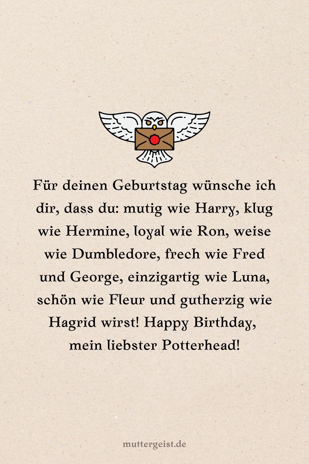 Happy Birthday, mein liebster Potterhead