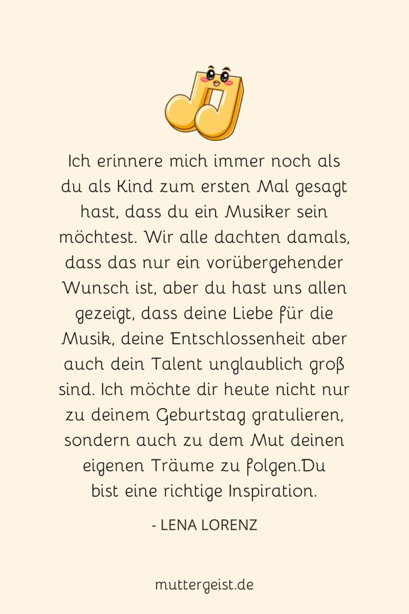 Geburtstagswünsche für Musiker rhythmisch und liebevoll!