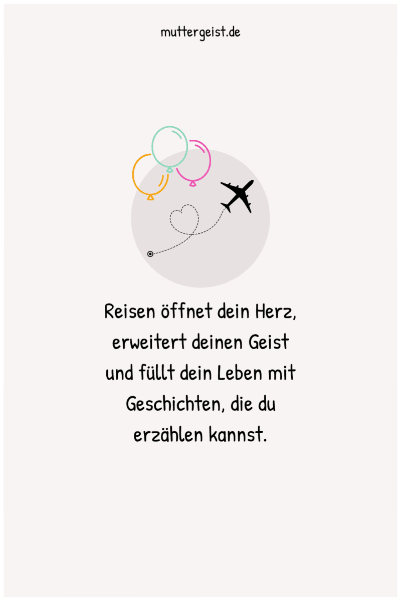 Geburtstagswünsche für Reisen Ich kam, sah und genoss