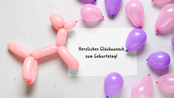 Süße Geburtstagswünsche mit Tieren für tierisch gute Laune