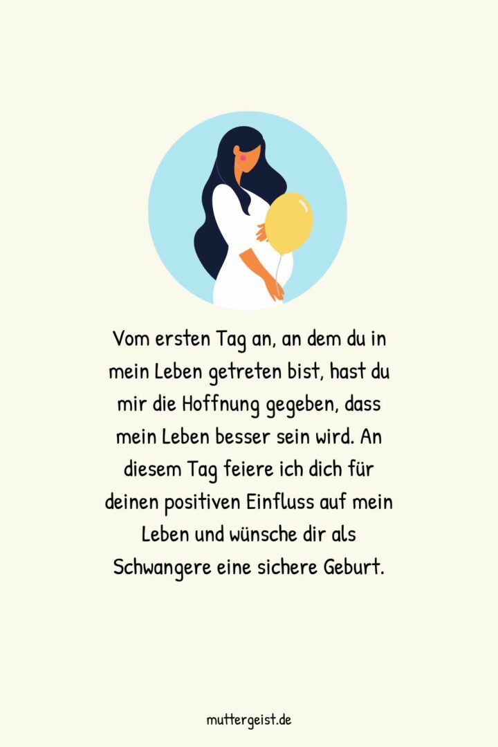 Geburtstagswünsche für Schwangere Doppelte Gratulation!