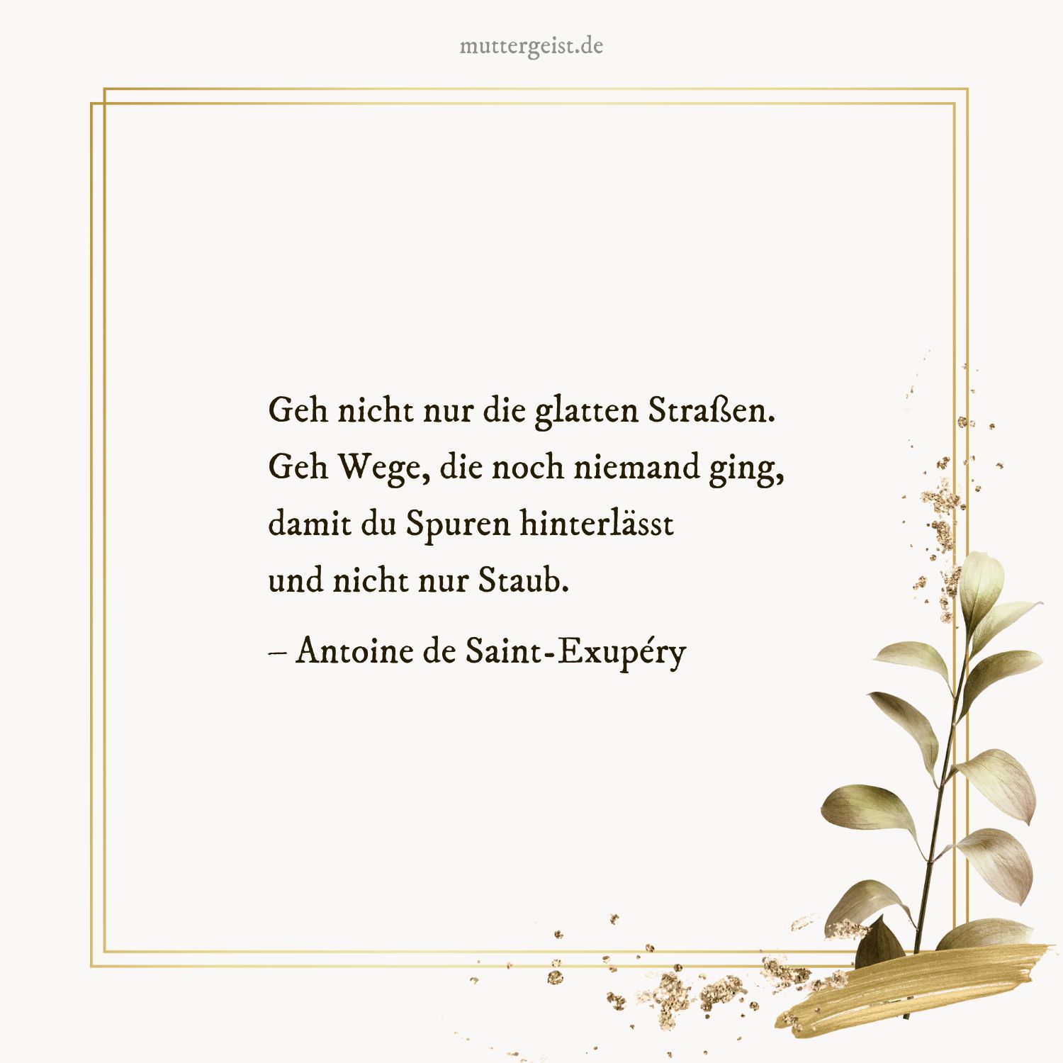 Zitat von Antoine de Saint-Exupéry als Erstkommunionswunsch