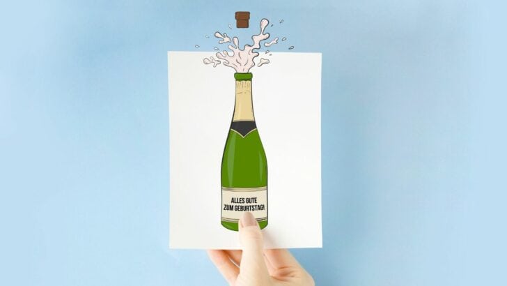 Geburtstagswünsche mit Champagner für echte Genießer